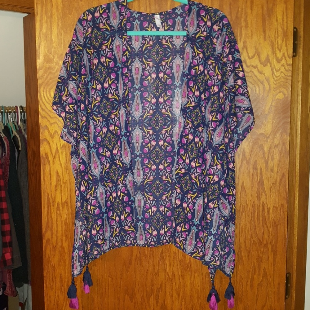 Patterned kimono
